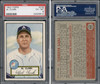 1952 Topps Allie Clark #278 Philadelphia Athletics PSA 6 front and back of card