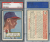 1952 Topps Chet Nichols #288 Boston Braves RC PSA 5 front and back of card
