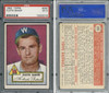 1952 Topps Floyd Baker #292 Washington Senators PSA 5 front and back of card