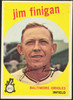 1959 Topps Jim Finigan #47 Baltimore Orioles VG R100017 front of card