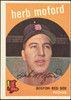 1959 Topps Herb Moford #91 Boston Red Sox RC VG-EX R100022 front of card