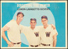 1959 Topps Jim Lemon / Cookie Lavagetto / Roy Sievers "Directing the Power" #74 Combo Card Washington Senators EX R100024 front of card