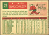 1959 Topps Al Smith #22 Chicago White Sox EX+ R100036 back of card