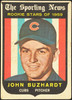 1959 Topps John Buzhardt #118 Rookie Stars Chicago Cubs RC Good R100045 front of card