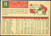 1959 Topps Harry Chiti #79 Kansas City Athletics VG back of card
