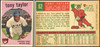 1959 Topps Tony Taylor #62 Chicago Cubs VG-EX R100066 front and back of card