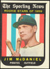 1959 Topps Jim McDaniel #134 Rookie Stars Pittsburgh Pirates RC EX+ R100072 front of card