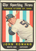 1959 Topps John Romano #138 Rookie Stars Chicago White Sox RC EX R100075 front of card
