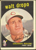1959 Topps Walt Dropo #158 Cincinnati Redlegs Low Grade - Marks R100080 front of card