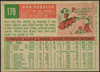 1959 Topps Don Rudolph #179 Chicago White Sox Low Grade - Marks R100087 back of card