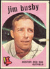 1959 Topps Jim Busby #185 Boston Red Sox Poor R100090 front of card