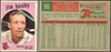 1959 Topps Jim Busby #185 Boston Red Sox Poor R100090 front and back of card