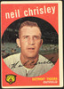 1959 Topps Neil Chrisley #189 Detroit Tigers Low Grade - Marks R100091 front of card