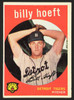 1959 Topps Billy Hoeft #343 Detroit Tigers Poor R100112 front of card