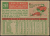 1959 Topps Don Zimmer #287 Los Angeles Dodgers VG R100118 back of card