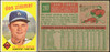 1959 Topps Don Zimmer #287 Los Angeles Dodgers VG R100118 front and back of card