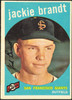 1959 Topps Jackie Brandt #297 San Francisco Giants RC Low Grade - Marks R100122 front of card