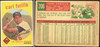 1959 Topps Carl Furillo #206 Gray Back Los Angeles Dodgers VG R100126 front and back of card