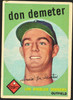 1959 Topps Don Demeter #324 Los Angeles Dodgers Fair R100128 front of card