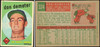 1959 Topps Don Demeter #324 Los Angeles Dodgers Fair R100128 front and back of card