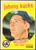 1959 Topps Johnny Kucks #289 New York Yankees VG-EX R100131 front of card