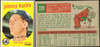1959 Topps Johnny Kucks #289 New York Yankees VG — Example B front and back of card