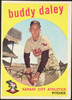 1959 Topps Buddy Daley #263 White Back Kansas City Athletics VG R100139 front of card