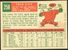 1959 Topps Fred Kipp #258 White Back Los Angeles Dodgers RC VG R100142 back of card