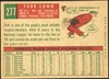 1959 Topps Turk Lown #277 Gray Back Chicago White Sox VG R100146 back of card