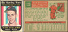 1959 Topps Don Dillard #123 Rookie Stars Cleveland Indians RC VG R100153 front and back of card