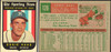 1959 Topps Eddie Haas #126 Rookie Stars Milwaukee Braves RC VG R100155 front and back of card
