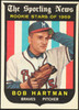1959 Topps Bob Hartman #128 Rookie Stars Milwaukee Braves RC Low Grade - Marks R100157 front of card