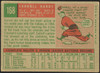 1959 Topps Carroll Hardy #168 Cleveland Indians VG — Example B back of card
