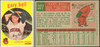 1959 Topps Gary Bell #327 Cleveland Indians RC EX R100167 front and back of card