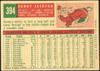 1959 Topps Randy Jackson #394 Cleveland Indians EX R100170 back of card