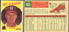 1959 Topps Del Crandall #425 Milwaukee Braves Good R100182 front and back of card