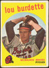1959 Topps Lew Burdette #440 Milwaukee Braves VG R100185 front of card