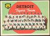 1959 Topps Detroit Tigers #329 Team Checklist Detroit Tigers Low Grade - Creases R100188 front of card