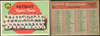 1959 Topps Detroit Tigers #329 Team Checklist Detroit Tigers Low Grade - Creases R100188 front and back of card