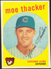 1959 Topps Moe Thacker #474 Chicago Cubs RC VG R100203 front of card