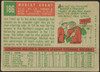 1959 Topps Mudcat Grant #186 Cleveland Indians VG R100208 back of card