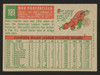 1959 Topps Bob Porterfield #181 Pittsburgh Pirates VG R100210 back of card