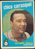 1959 Topps Chico Carrasquel #264 White Back Baltimore Orioles VG R100221 front of card