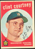1959 Topps Clint Courtney #483 Washington Senators Good R100231 front of card