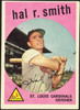 1959 Topps Hal R. Smith #497 St. Louis Cardinals VG front of card