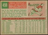 1959 Topps Bill Tuttle #459 Kansas City Athletics EX R100233 back of card