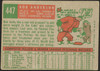 1959 Topps Bob Anderson #447 Chicago Cubs Low Grade - Marks R100236 back of card