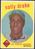 1959 Topps Solly Drake #406 Los Angeles Dodgers VG — Example B front of card