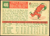 1959 Topps Solly Drake #406 Los Angeles Dodgers VG-EX R100241 back of card