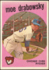 1959 Topps Moe Drabowsky #407 Chicago Cubs EX R100243 front of card
